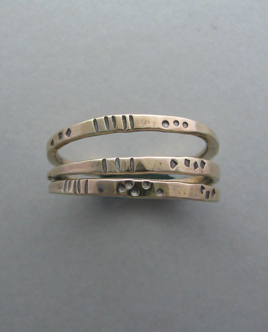 gold stacking rings